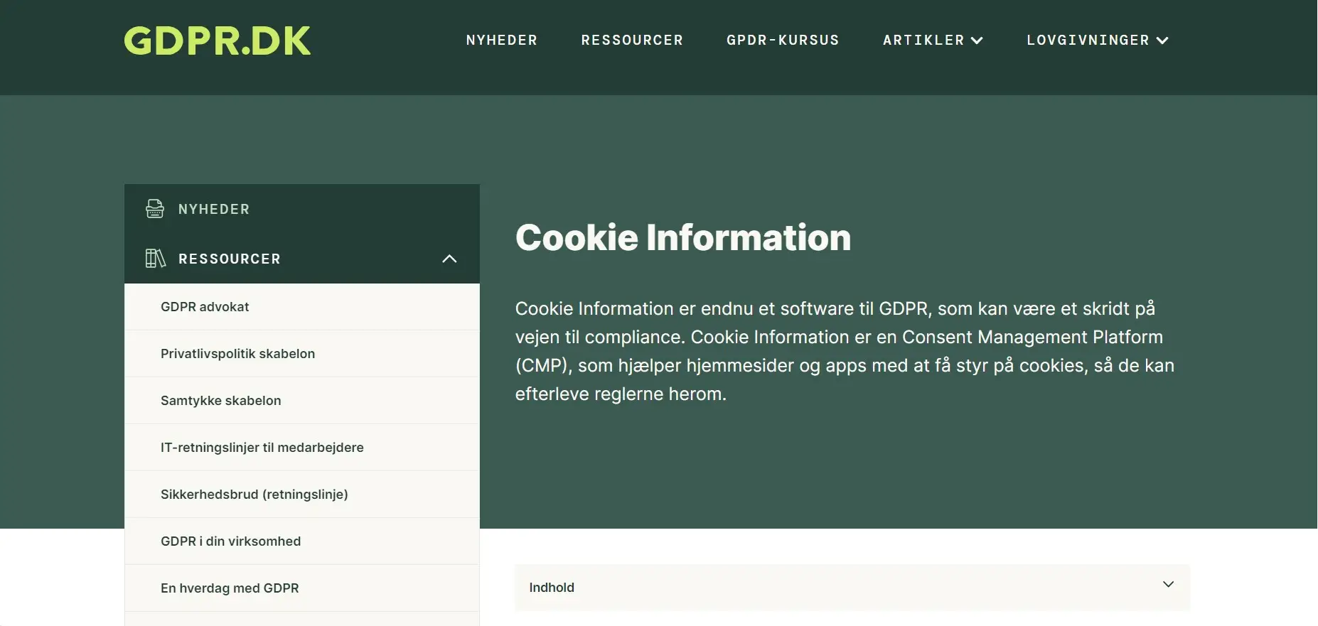 Cookie Information | #1 Cookie Banner & Samtykkeplatform