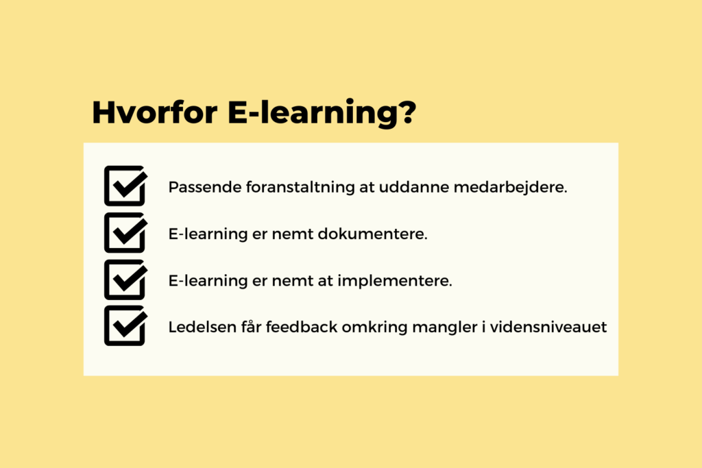 Hvorfor E-learning